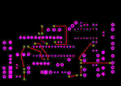 Digital Thermometer PCB - Top Copper