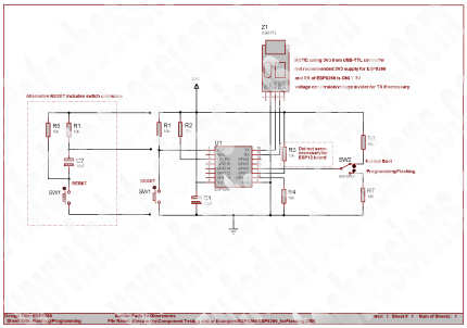 ESP8266 Initial Setup Schematic